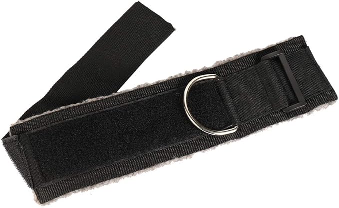 MOOCY Gym Ankle Straps for Cable Machines, Adjustable Ankle Cuffs for Cable Machine, Fleece Lined Ankle Strap for Kickbacks and Glute Workouts, Ankle Cable Straps for Booty Workout