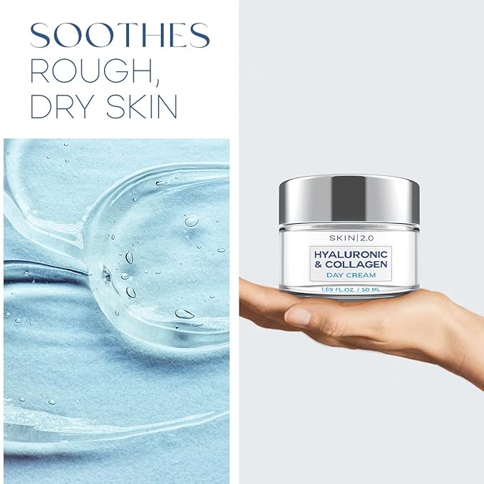 Hyaluronic & Collagen Day/Night Moisturizer Anti-Aging Cream - Duo Set Value Pack, 1.69 Fl Oz, 1 item