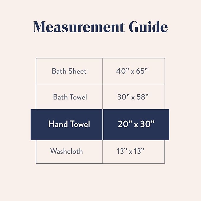 Brooklinen Super-Plush Turkish Cotton Hand Towels Set of 2 Cotton, 820 GSM, Highly Absorbent, Machine Washable, Perfect for Home & Bathroom (20"x30", Slate Grey)