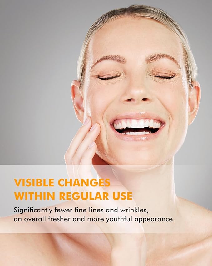 Retinol Collagen Face Moisturizer, Anti Aging Moisturizer for Face, Day & Night Skin Tightening Cream, Anti Wrinkle Cream Women & Men - 60ml