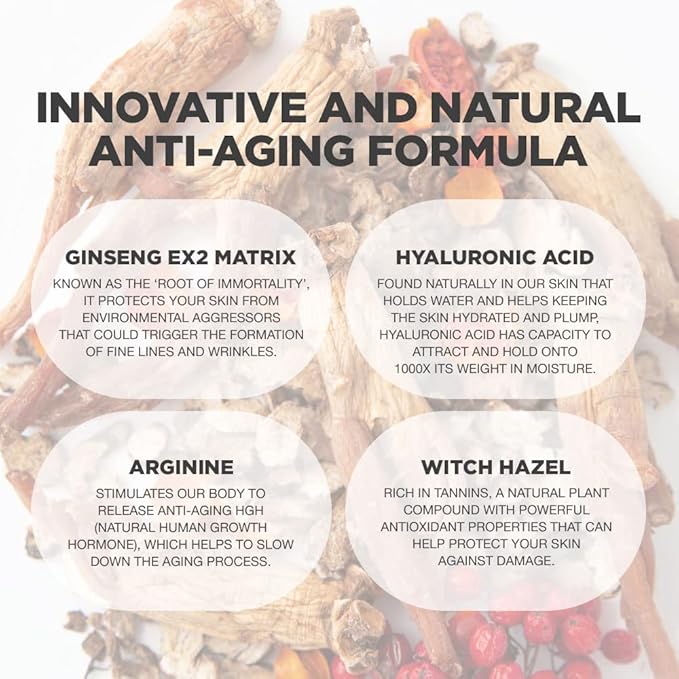 PROOT Ginseng Serum | Ginseng Serum with 52.5% Korean Ginseng Extract | Korean Ginseng Serum Formulated with Ginseng Extract, Hyaluronic Acid & WGF Complex-3 | Korean Ginseng Skin Care Technology