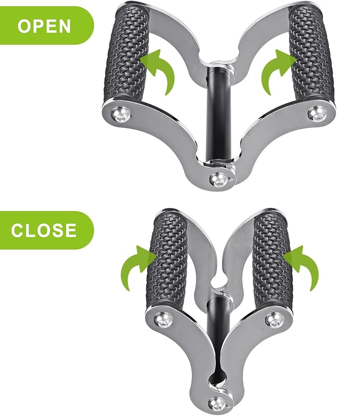 Kipika Landmine Attachment for Olympic Barbell Bars, Wall Mount Landmine Attachment, V Bar Row Landmine Handle and Viking Press Landmine Handle, Versatile Strength Training Equipment for Home Gym