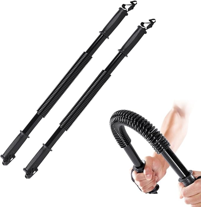 Boshen Power Twister Bar for Arm Upper Body Strength Training Workout Heavy Duty Arm Builder 44lbs/66lbs/88lbs/110Ibs for Choice