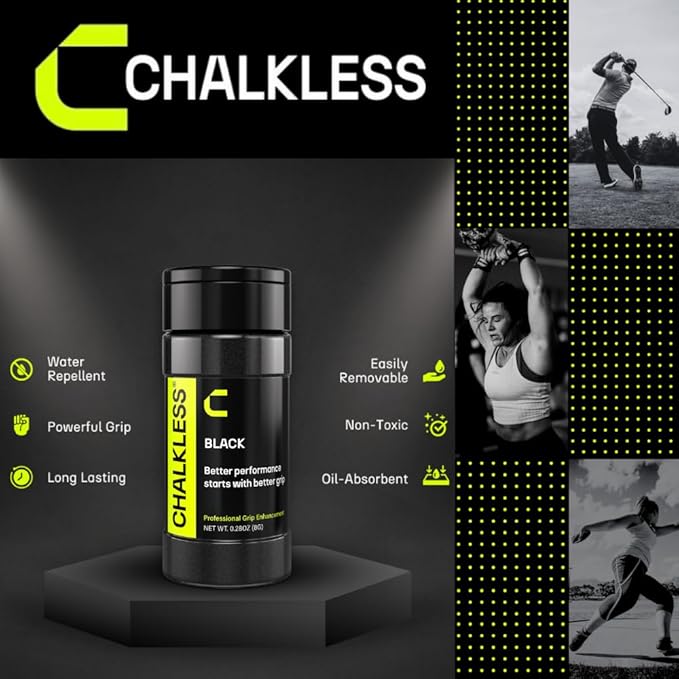 Grip Enhancer, Less Mess Non Toxic Replacement for Liquid Chalk, Grip Solution for Weightlifting, Gaming, Tennis, Golf, Engineered to Improve Grip for Longer