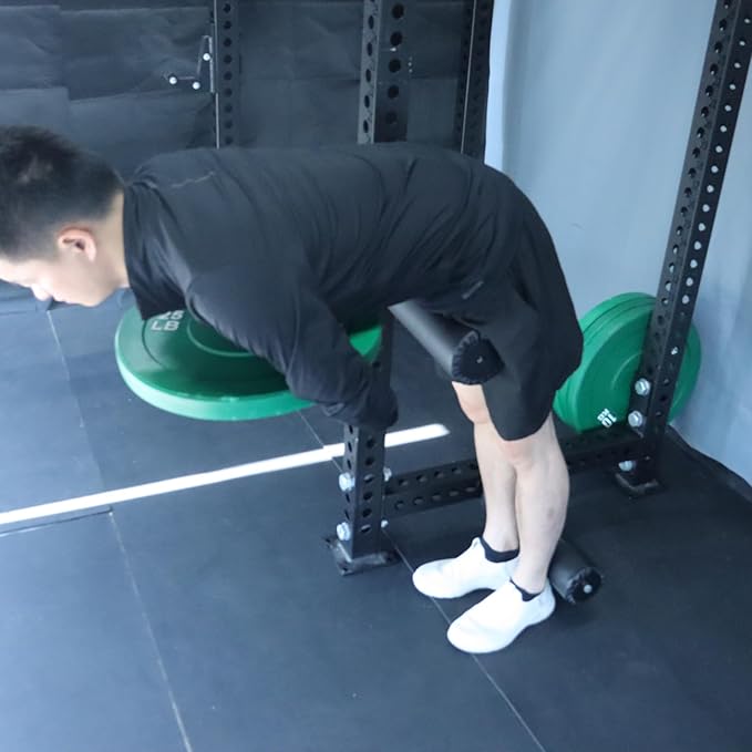 MARLANG Single Leg Squat Roller for Squat Rack Power Rack Attachments, Bulgarian Split Squat for Workout Equipment Home Gym Accessories