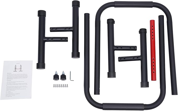 Functional Heavy Duty Dip Stands, Adjustable Parallel Bars for Home Workout, Parallel Bars Workout Exercise Equalizer Bars Fitness, 440LBS Load Capacity