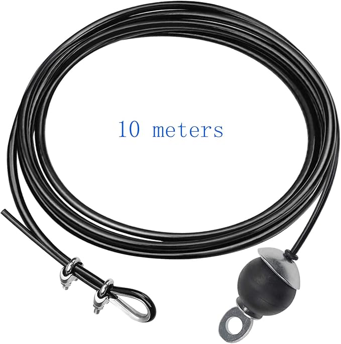 LFJ Replacement Gym Cable with Stopper Ball Fitness Pulley Cable Steel Wire Rope for Cable Machine Home Gym Weight Lift Pulley System