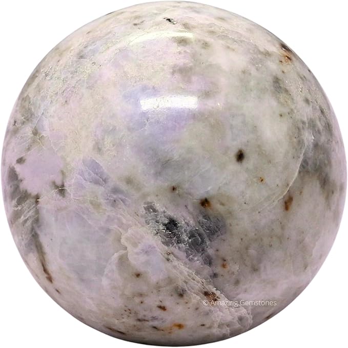 Amazing Gemstone Hackmanite Crystal Ball with Stand - 2 Inches Crystal Sphere Meditation Balls for Witchcraft and Decorative Balls
