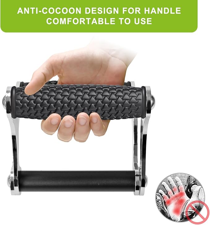 Kipika Landmine Attachment for Olympic Barbell Bars, Wall Mount Landmine Attachment, V Bar Row Landmine Handle and Viking Press Landmine Handle, Versatile Strength Training Equipment for Home Gym