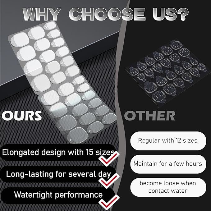 300PCS Nail Adhesive Tabs Extra Strong | 10 Sheets Nail Sticky Tabs for Press Ons | Ultra Thin, Waterproof & Easy to Use Press On Sticky Tabs for Nails