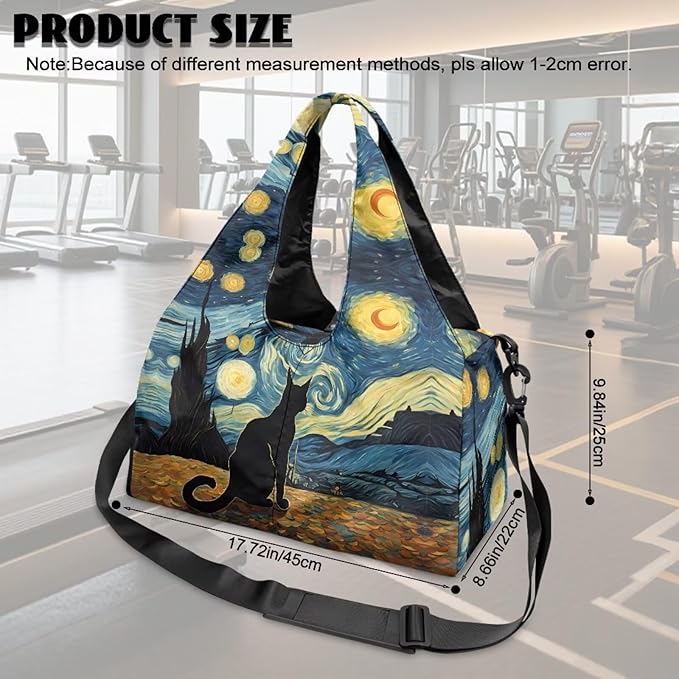 Yoga Mat Bag for Women Men Large Carryall Tote with Adjustable Shoulder Strap for Gym Yoga Travel Pilates Office