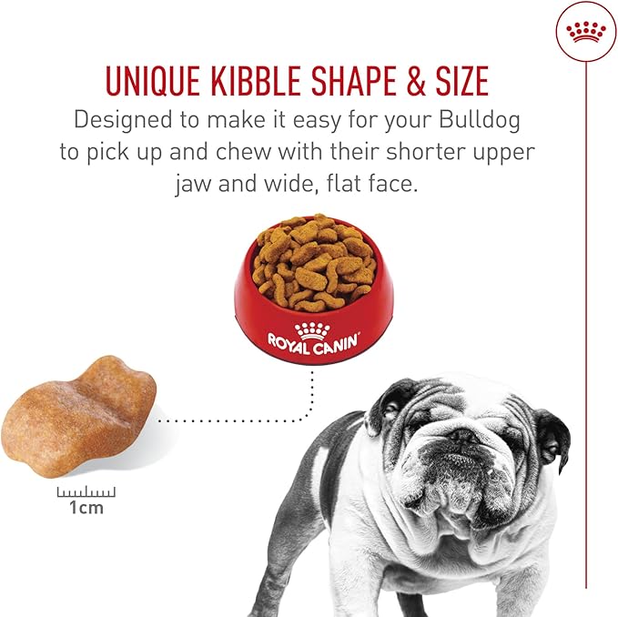 Royal Canin Bulldog Adult Dry Dog Food, 17 lb bag