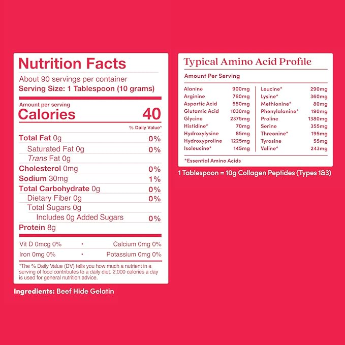 Further Food Gelatin | Grass-Fed, Pasture-Raised, Non-GMO | Unflavored, Excellent Source of Collagen | Pure Beef Gelatin Powder (Large 31.74oz)