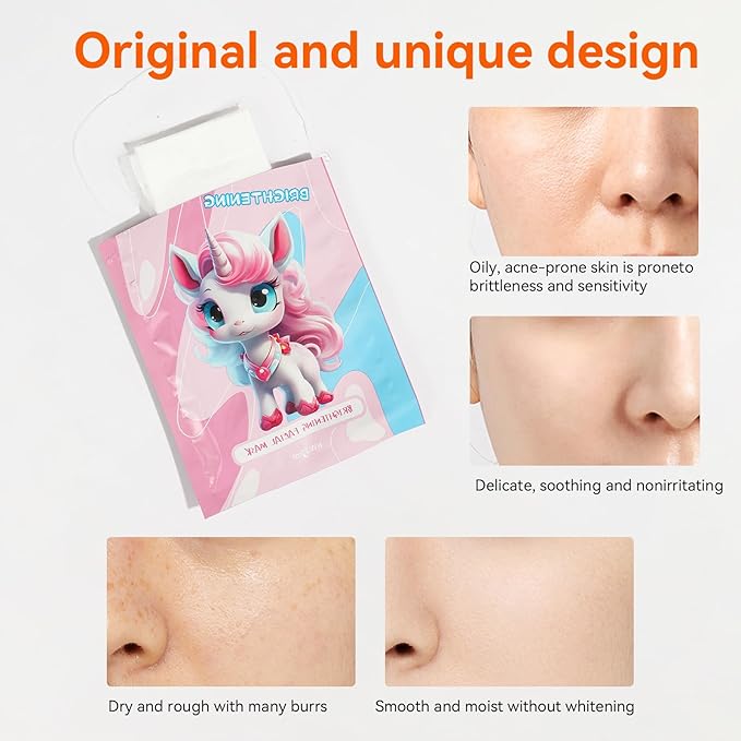 20PCSAnimal Face Masks Skincare Face Masks Spa Masks - Natural Ingredients Moisturizing and Protecting Delicate Skin for Winter