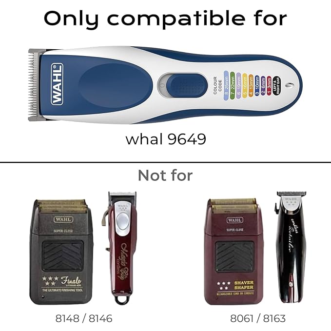 3.5V Charger for Wahl 9649 9649P Color Pro Cordless Hair Clipper, 2-PACK 6ft Replacement Charger Cord for Wahl 9636-700 9636-2201 79434 Color Pro Cordless Hair Clipper & Trimmer