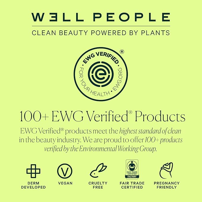 Well People Plant Power Skincare Starter Mini Set, Step-by-Step Skincare Kit For Cleansing, Hydrating, Exfoliating & Nourishing, Vegan & Cruelty-free