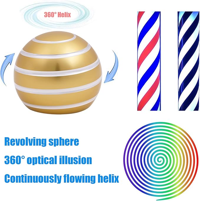 Desk-Fidget-Toys for Kinetic-Toy: Cool-Gadgets Cool-Stuff for Kid Children Teen Adult, Spinning 180 Seconds, Stress Relief Toy for Optical-Illusion Gift for Office School Home Women Men Christmas