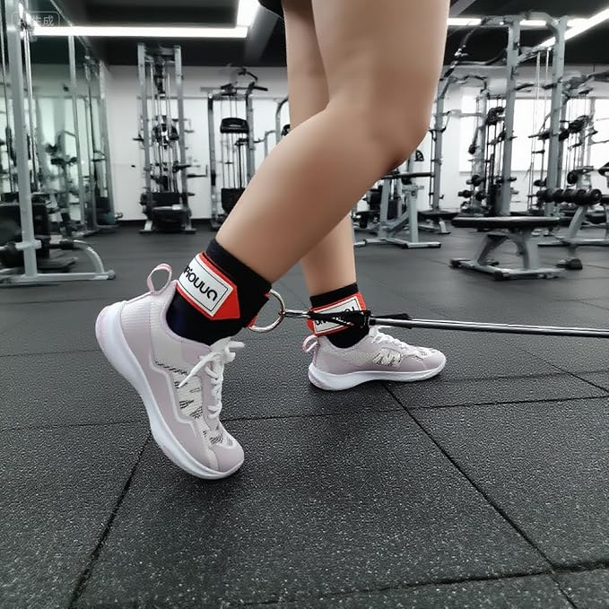 Comfortable ankle strap (Pair) with buckle, resistance training, adjustable ankle strap, rust-free, lightweight nylon – a comfortable accessory for athletes, suitable for hip exercises, multiple color options, suitable for leg training, and skin-friendly