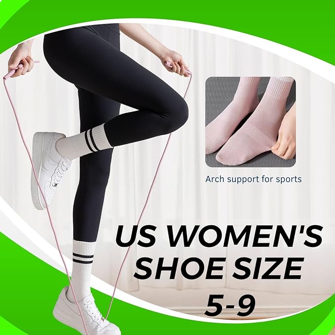 3/6 Pairs Cute Pilates Socks with Grips,Yoga Socks Barre Sock Non Slip Embroidery for Barre Ballet Barefoot Workout