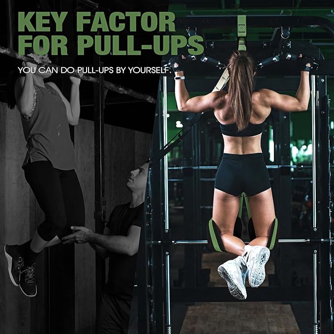 Pull Up Assistance Bands, Resistance Bands for Pull Up Bar Workout, Adjustable Heavy Duty Pull Up Assist Equipment with 4 Assistance Bands, Home Gym Fitness Exercise Strength Training