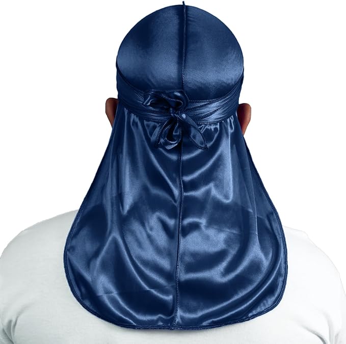 ForceWave 2 Pieces Silky Durag Pack for Men Women Waves, Premium Satin Deluxe Du-rag