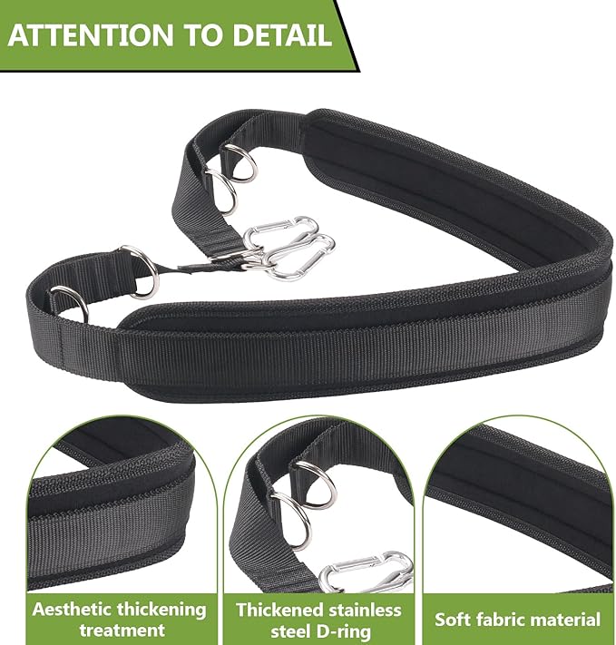 Adjustable Leg Press Rowing Belt Strap for Bowflex Pr1000 & Most Home Gym Leg Attachment Replacement