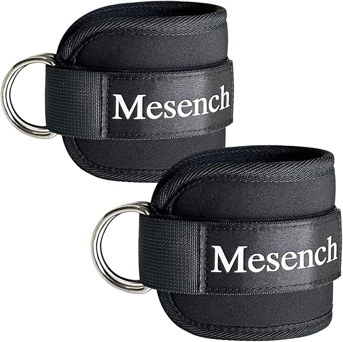 Ankle Straps for Cable Machine Attachments - Gym Ankle Cuff for Kickbacks, Booty Workouts - Ideal for Leg Extensions, Glute Exercises, and Full-Body Workouts - Suitable for Men & Women