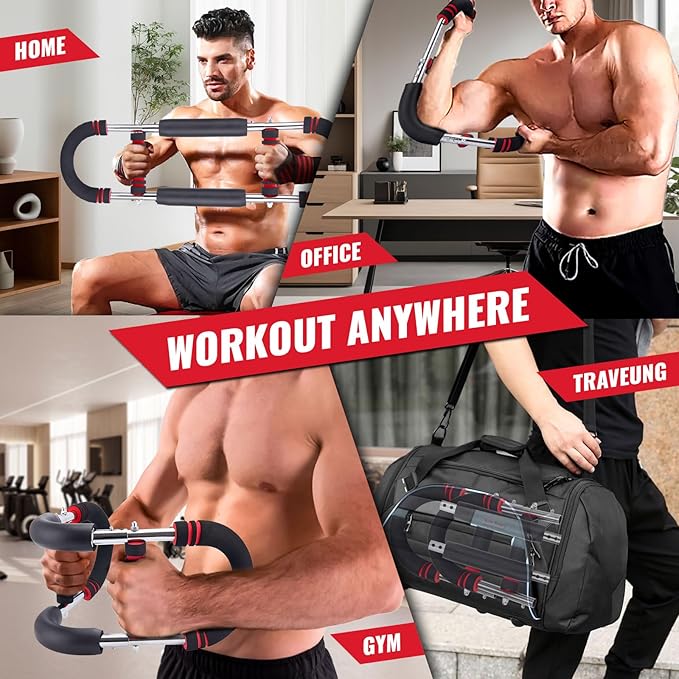 Twister Arm Trainer,Adjustable Chest Arm Workout Equipment,Chest Exerciser for Men,Arm Trainer for Men,Chest Clip Muscle Trainer,Portable Arm Exercise Equipment,Upper Body Workout Equipment