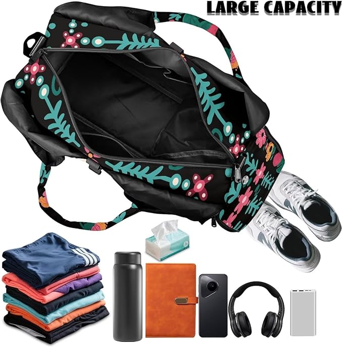 Yoga Mat Bag for Women Men Large Carryall Tote with Adjustable Shoulder Strap for Gym Yoga Travel Pilates Office