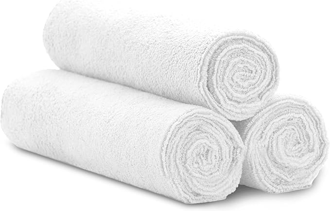 S&T INC. Microfiber Gym Towels, Yoga Towel for Home and Gym Bag, 16 Inch x 27 Inch, 3 Pack