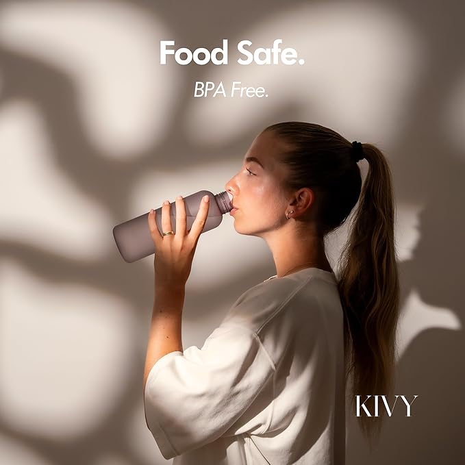KIVY Tritan Water Bottle 2nd Generation (Navy Blue, 22oz)