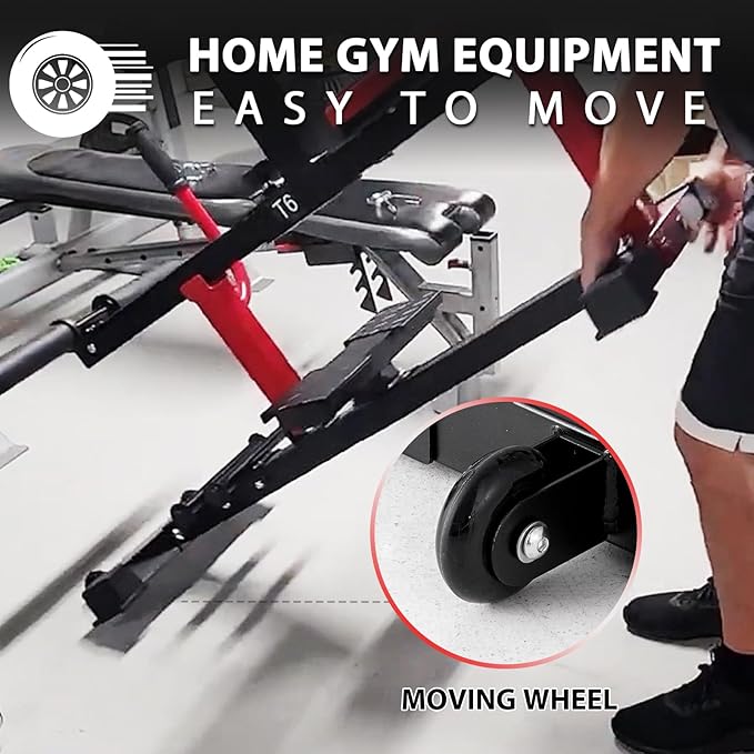 GMWD Adjustable Seated Calf Raise Machine with Band Pegs for Leg Training and Exercise - Home Gym Equipment