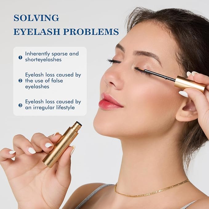 Lash Serum for Eyelash Growth | Eyelash Growth Serum | Biotin & Peptides Formula for Thicker Longer Fuller Lashes | Natural Lash Conditioner | Prostaglandin-Free | Safe for Extensions | 4mL