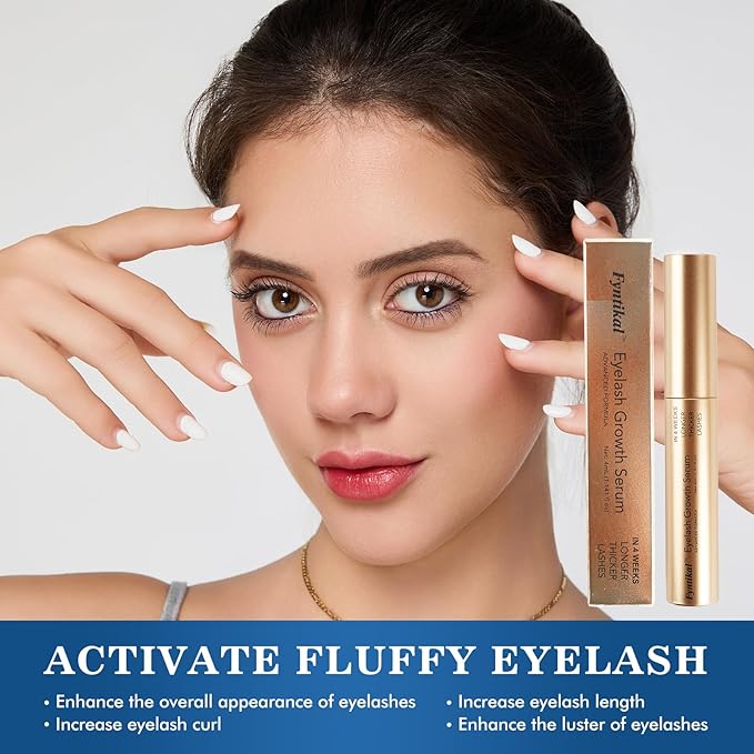 Lash Serum for Eyelash Growth | Eyelash Growth Serum | Biotin & Peptides Formula for Thicker Longer Fuller Lashes | Natural Lash Conditioner | Prostaglandin-Free | Safe for Extensions | 4mL