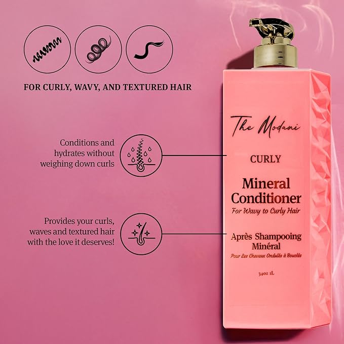 Curly Mineral Shampoo & Conditioner (34oz/1 Liter)