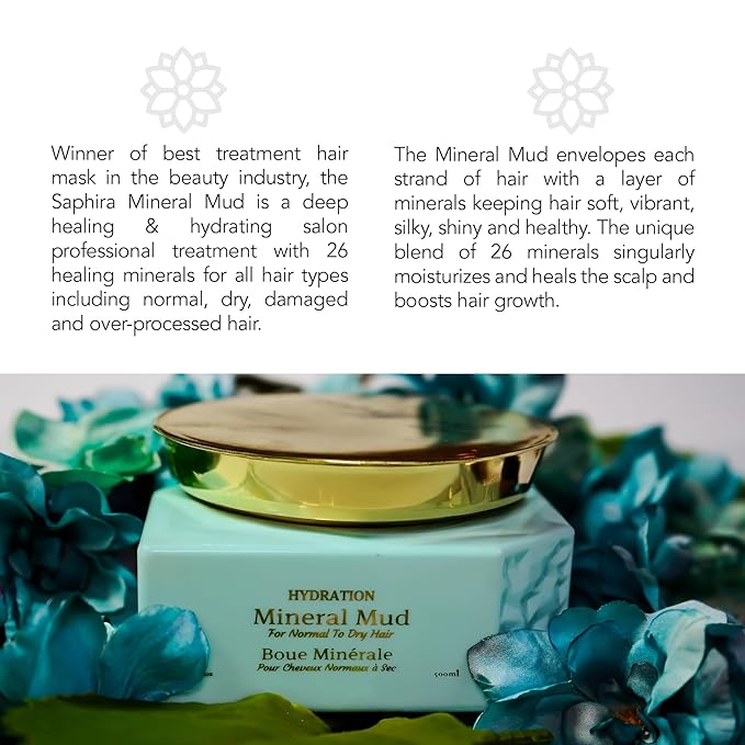 Hydration and Curly Mineral Mud (Normal & Dry Hair, 17oz)