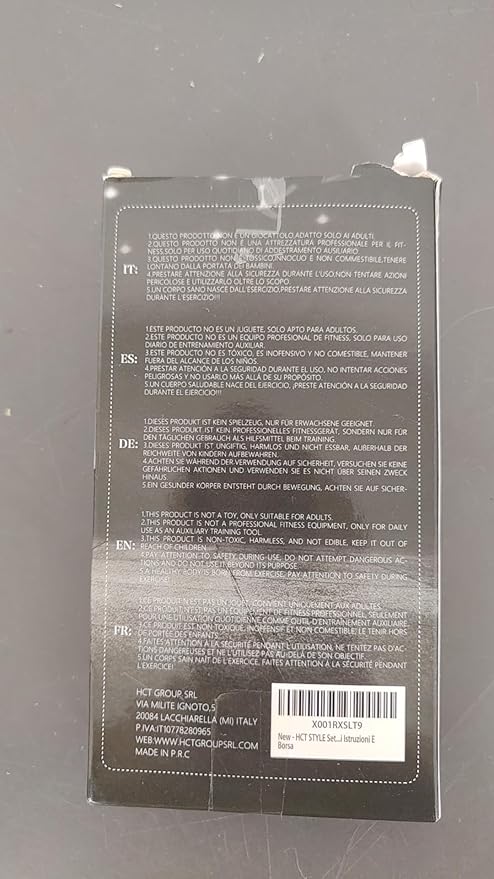 Exercise Band Resistance Bands for Working Out Men and Women Set 5 Different Levels Yoga Pilates,Natural Latex is Non Toxic and Odorless Not curl with Exercise Instructions e Carry Bag.