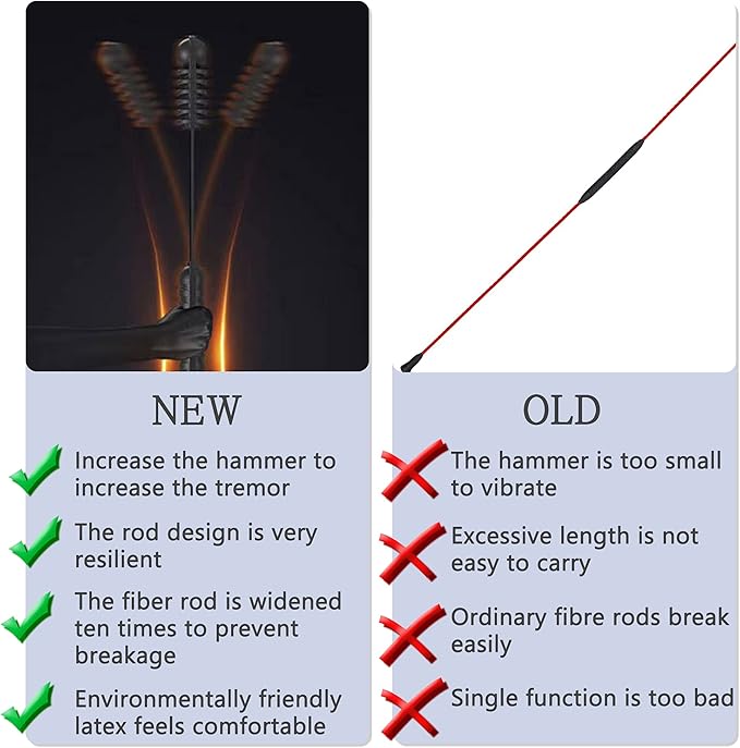 Elastic Fitness bar, Weight bar, Core Strength Training, Arm Twister, Home Gym Workout, Suitable for Men, Women Body Shaping and Fat Burning Training