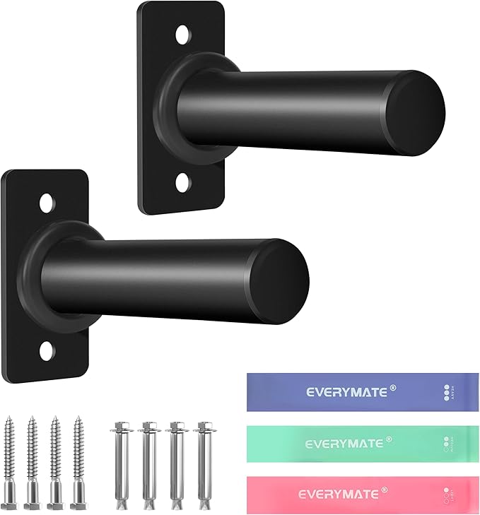 Weight Plate Holder, Wall Mounted Weight Storage Rack for Olympic Weight Plate,Home Gym Organizer(Upgrade Length and Thick Steel)