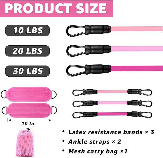 Fitness Ankle Straps for Cable Machine, Kickbacks Glute Workouts, Lower Body Exercises, Adjustable Leg Straps with Neoprene Padding Men Women