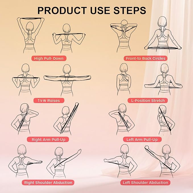 Figure 8 Resistance Band for Women Resistance Bands with Handles Portable 8 Shaped Exercise Band for Strength Training Yoga Pilates