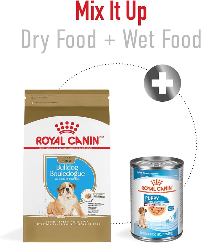 Royal Canin Bulldog Puppy Dry Dog Food, 30 lb bag