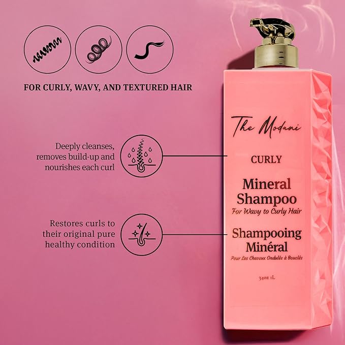 Curly Mineral Shampoo & Conditioner (34oz/1 Liter)