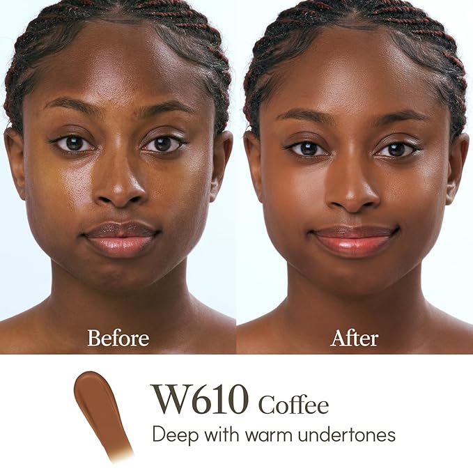 THE FACE SHOP Ink Lasting Liquid Foundation, Full Coverage, 72‑Hour Wear Semi‑Matte Finish, Makeup with Bakuchiol, N710 Espresso, 0.84 Fl. Oz.