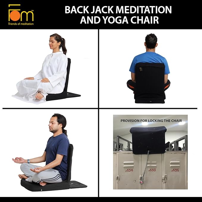 Friends Of Meditation Back Jack Meditation and Yoga Chair (18 X 18 Inch)