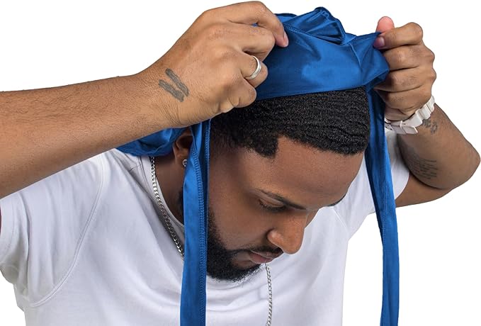 ForceWave 2 Pieces Silky Durag Pack for Men Women Waves, Premium Satin Deluxe Du-rag