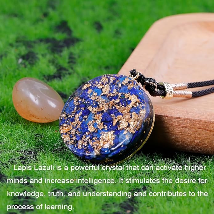 Day Day Up Orgonite Necklace - Sri Yantra Rotatable Pendant For Anti Stress Anxiety & Meditation - Malachite And Tiger Stone For Spiritual Healing & Positive Energy