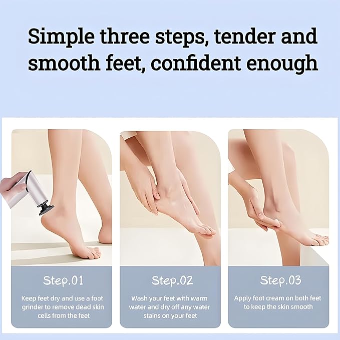 Foldable Electric Foot Callus Remover, Foot Files, 9-Speed Foot Sander Pedicure Tools for Feet Dead Skin with Sandpaper Disk and Nail Drill Bits(Rose Gold)