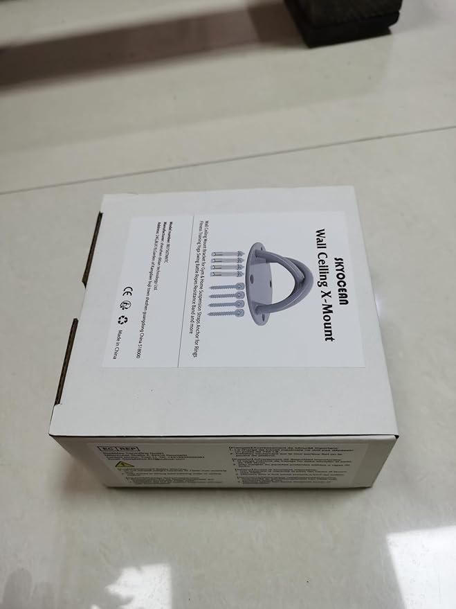 Wall Ceiling Mount Bracket for Gym & Home Suspension Straps Anchor for Olympic Rings Fitness Training Yoga Swing Battle Ropes Resistance Band & Boxing Equipment