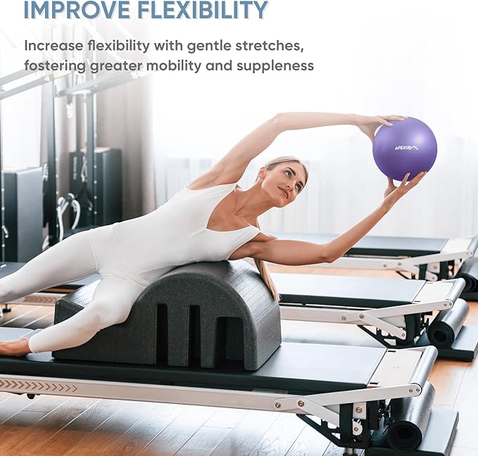 APEXUP Yoga Ball Exercise Ball Anti Slip Heavy Duty for Fitness, Balance & Core Workout